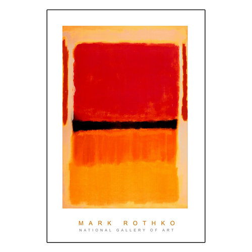 马克罗斯科 Mark Rothko 抽象派书房简约客厅卧室装饰画艺术海报 - 图3