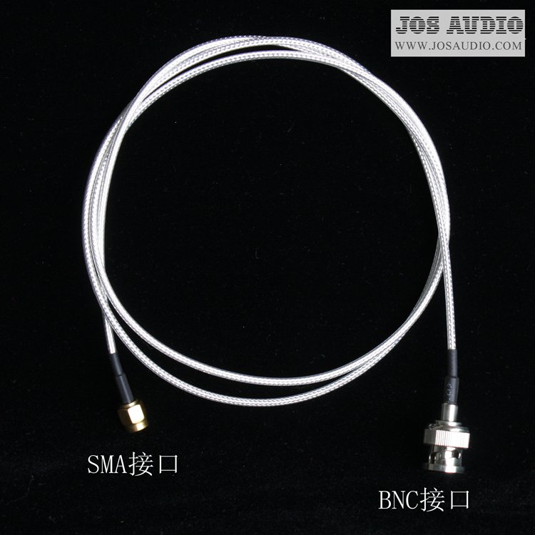 JOSAUDIO 1米镀银时钟线 SMA to BNC SMA to SMA连接线双公头-图0