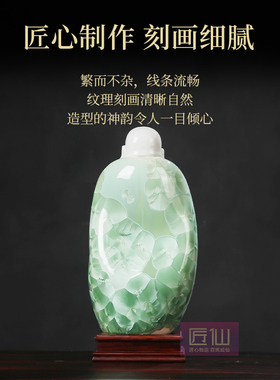 匠仙陶瓷摆件《笑口常开弥勒佛》大肚弥勒佛像客厅玄关家居饰品