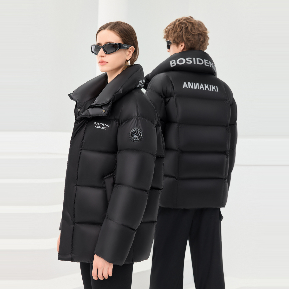 【鹅绒】波司登奥莱冬季女科技智暖泡芙羽绒服立领鹅绒加厚保暖 - 图3