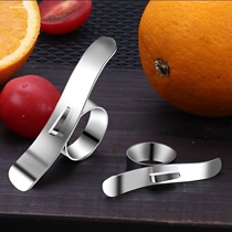 Fragrant Orange Pudding Fetch Meat in stainless steel exfoliating orange peel Hollow Pumping Core Knife Milk Jelly Steamed Egg Production Tool