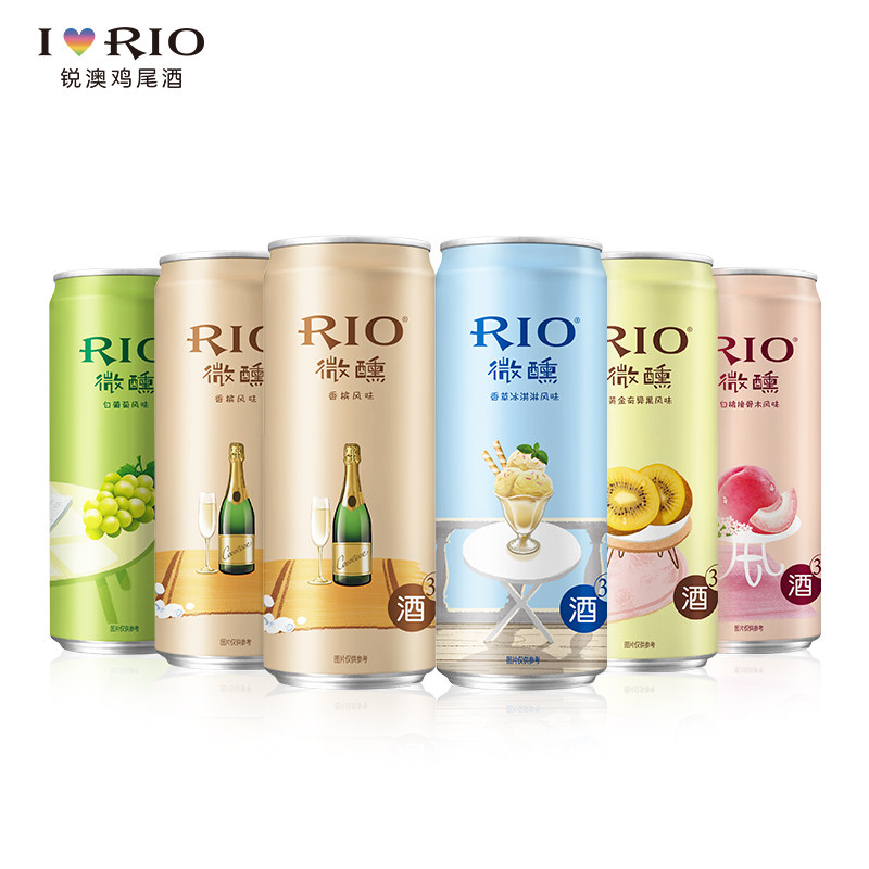 rio锐澳预调鸡尾酒微醺小美好果酒 杭州至梵食品预调鸡尾酒/Alcopop