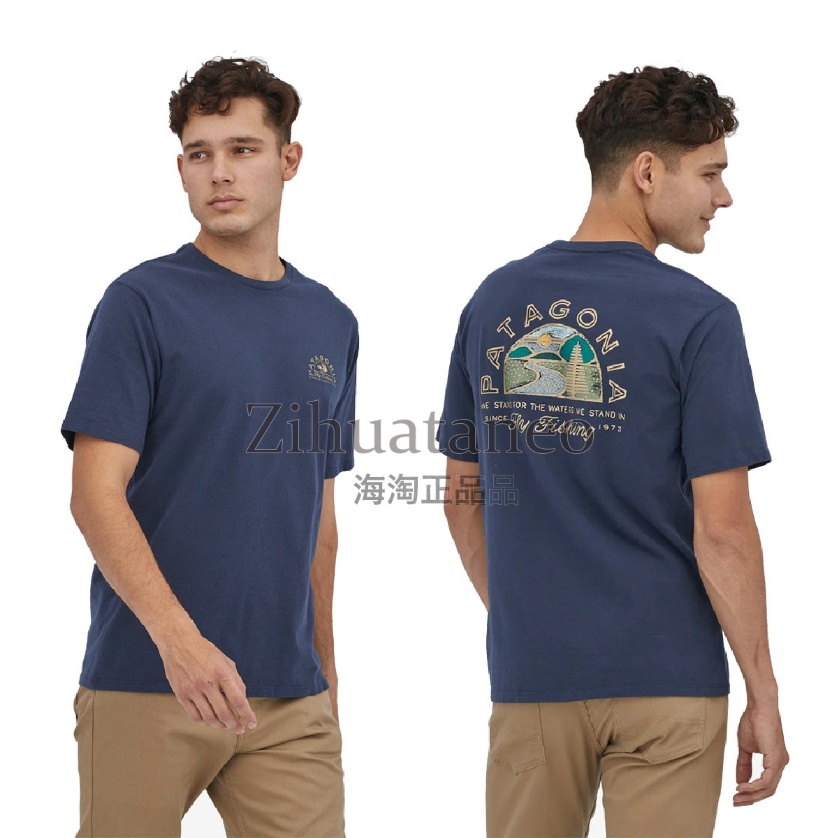 Patagonia巴塔哥尼亚How to Change休闲有机棉混纺圆领短袖T恤夏 - 图1