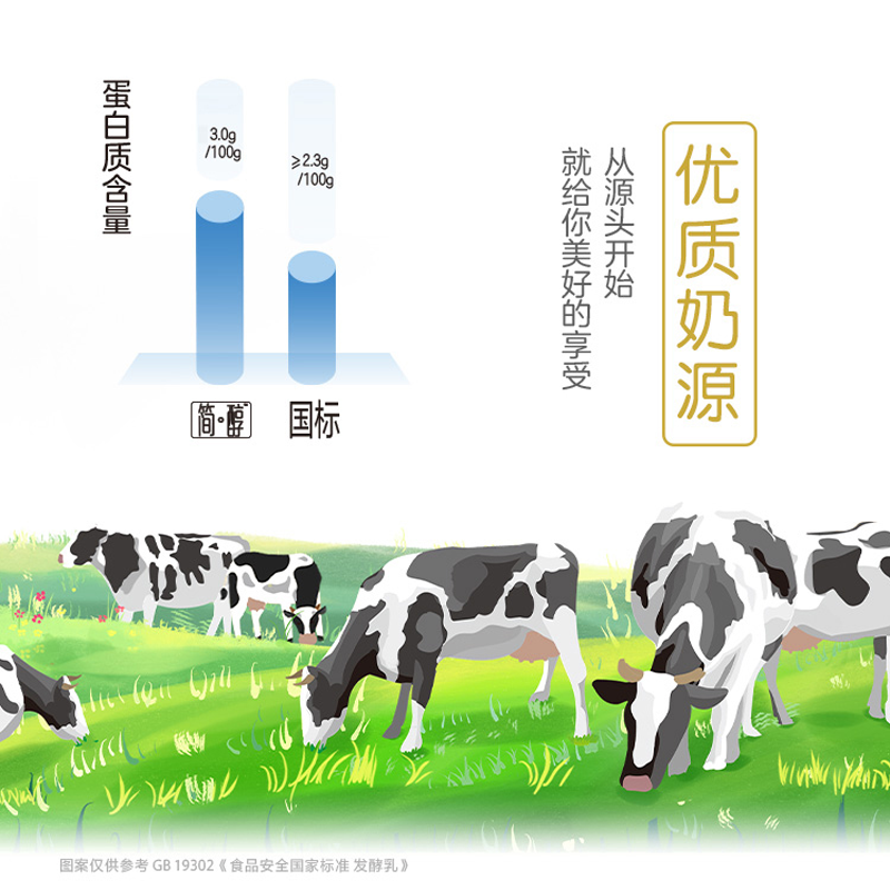 君乐宝简醇酸奶0蔗糖760g*3桶网红早餐奶酸牛奶大瓶整箱装,淘宝优惠券,粉丝福利购,淘宝优惠卷