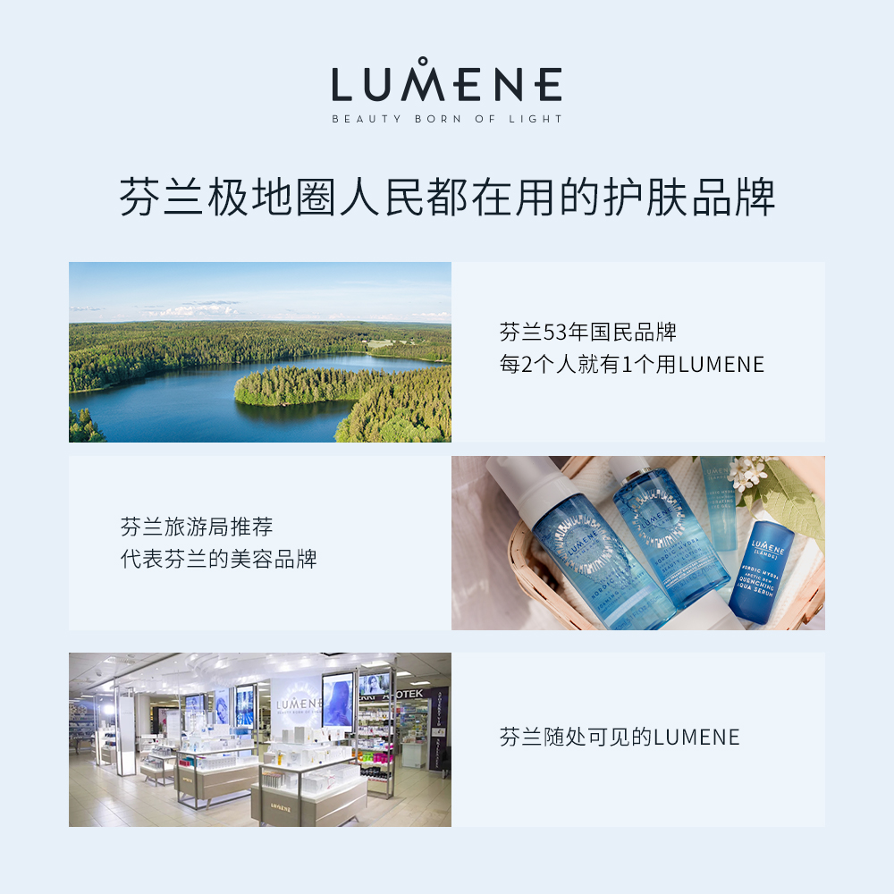 会员折扣LUMENE补水保湿舒缓喷雾爽肤水化妆水定妆雾化芬兰优姿婷