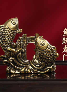 【杭州灵隐官方】鲤鱼跃龙门摆件