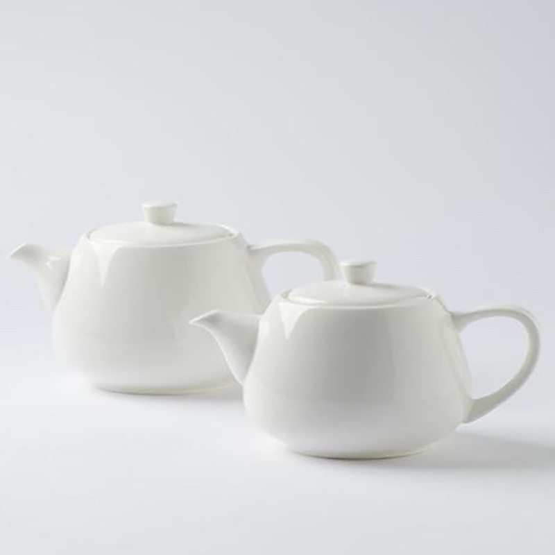唐山骨瓷纯白茶壶家用简约下午茶壶咖啡壶手工泡茶单壶带过滤孔,淘宝优惠券,粉丝福利购,淘宝优惠卷