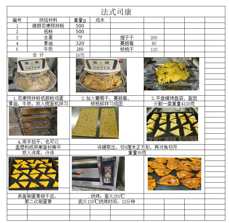 维朗司康饼预拌粉2.5kg咸味英式松饼粉西康烘焙食品原料家用商用 - 图0