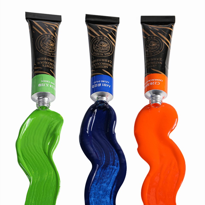 鲁本斯第四代水彩颜料艺术家级单支管状水彩颜料分装单色补充装专业级水彩颜色15ml/60ml大支大容量水彩 - 图2