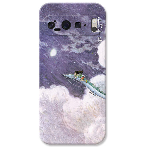 梦幻色千与千寻适用谷歌Pixel10手机壳9pro/8/7/6A文艺XL可爱唯美动漫女款耐脏软 - 图3