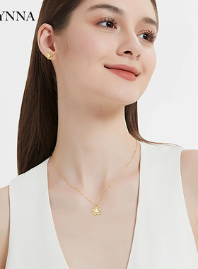 人间富贵山茶花纯银项链