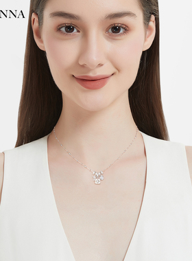 锁住好运护佑平安锁包项链