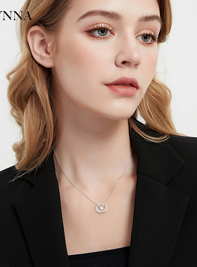 一见钟情的心跳纯银项链