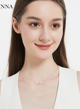 化成天使来守护你纯银项链