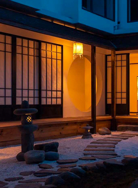 新款中式日式庭院青石日式庭院