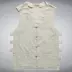 Mùa hè V-cổ nam vest gió quốc gia cotton và lanh Tang vest vai lanh tay áo Hanfu áo sơ mi cũ giải phóng mặt bằng - Áo vest cotton