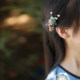 Duobao hairpin retro Chinese hosta hair trim clip