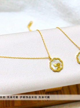 其他钛钢锁骨链女兔项链