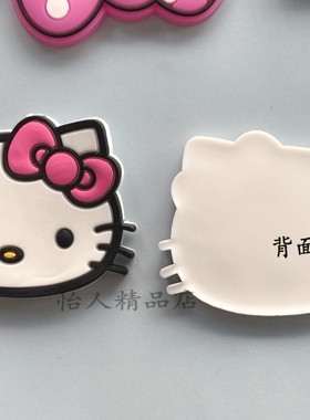 PVC软胶片KT猫头蝴蝶结配件diy手机壳美容水杯 冰箱贴收纳盒装饰