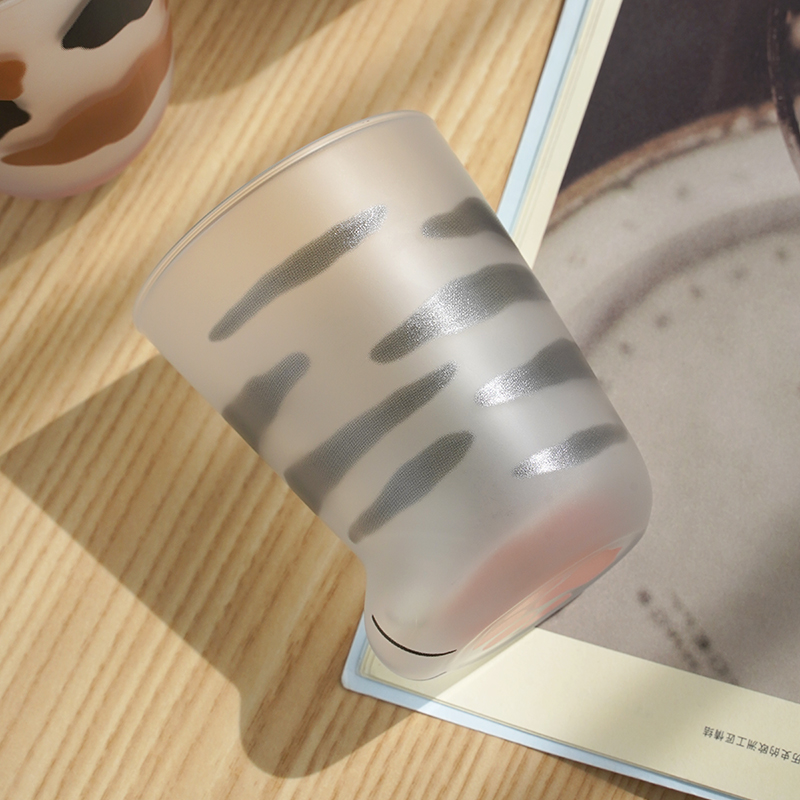 ADERIA日本石冢硝子猫爪杯水杯创意牛奶玻璃杯猫咪可爱女日式送礼-图1