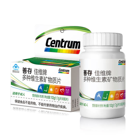 Pack of 60 tablets, good for saving multivitamin mineral tablets