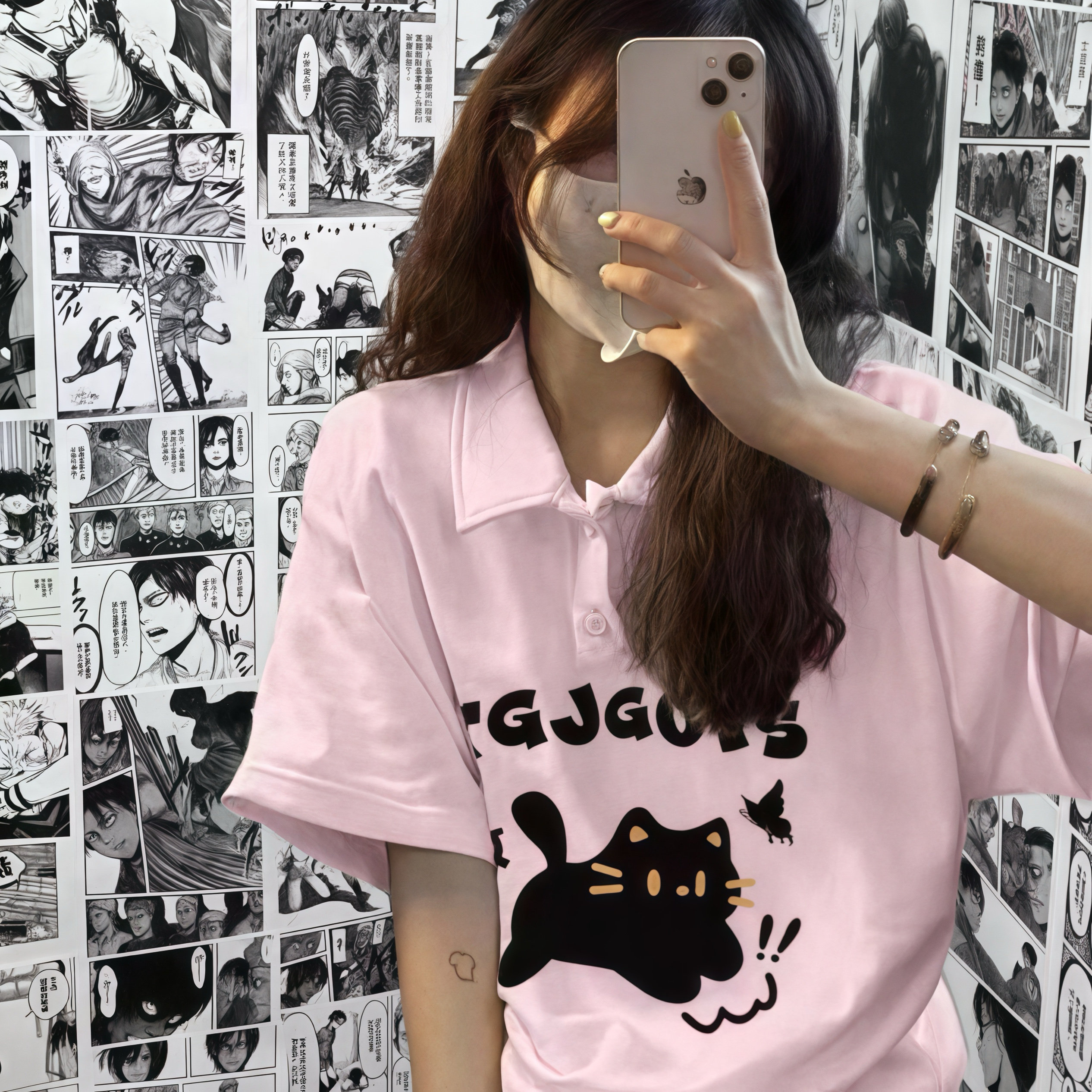 Tide短袖t恤女2025新款小个子美式正肩宽松翻领polo衫半袖上衣,淘宝优惠券,粉丝福利购,淘宝优惠卷