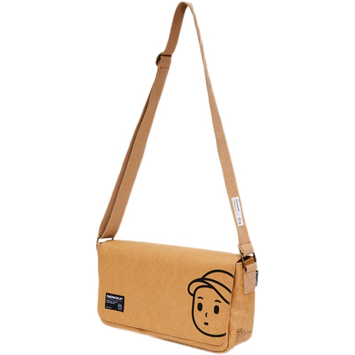 Кожаная сумка через плечо для влюбленных, японская сумка подмышку для отдыха, можно стирать