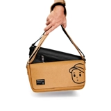 Кожаная сумка через плечо для влюбленных, японская сумка подмышку для отдыха, можно стирать