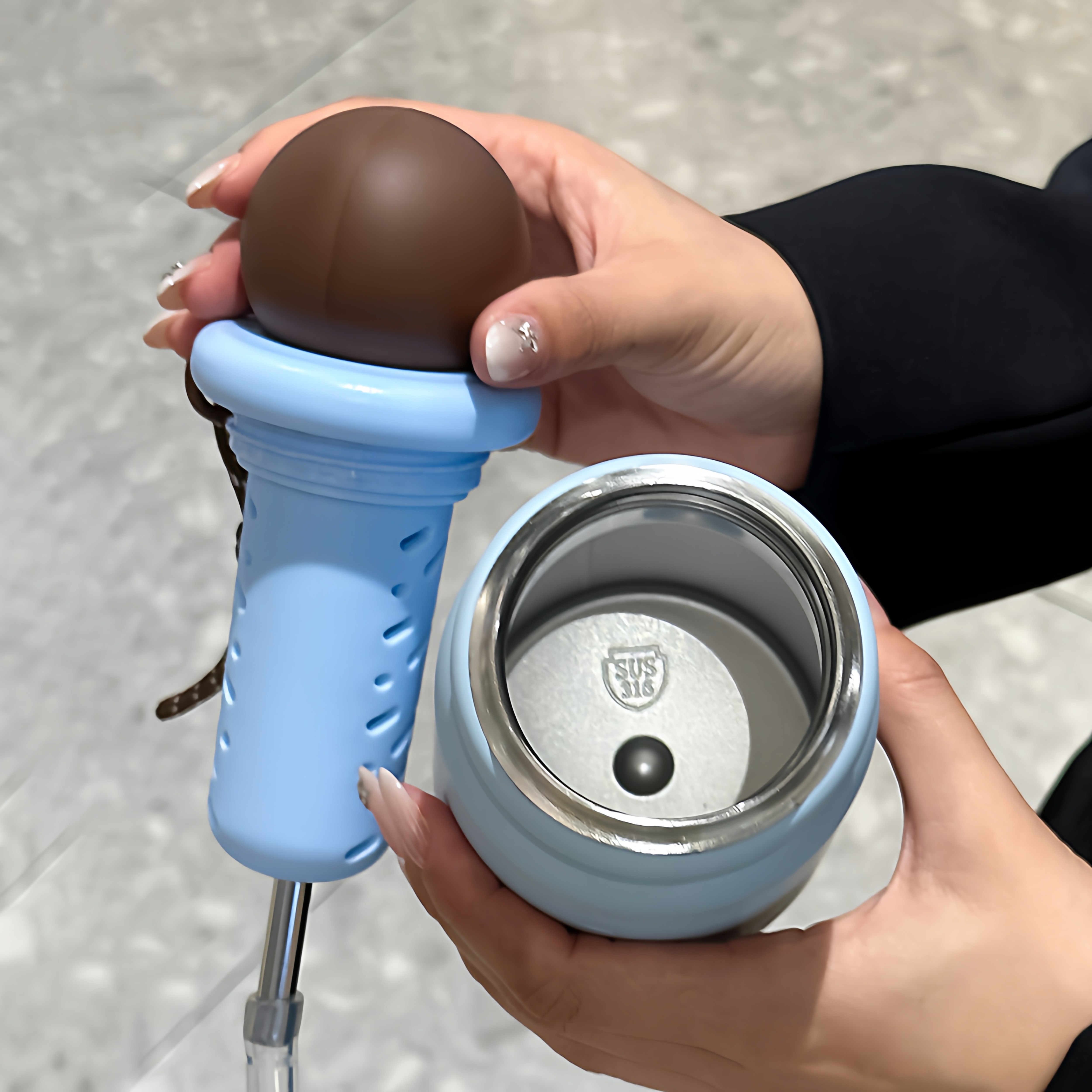 保温杯女生高颜值小巧便携牛奶瓶外带随手杯学生上学吸管水杯子男,淘宝优惠券,粉丝福利购,淘宝优惠卷