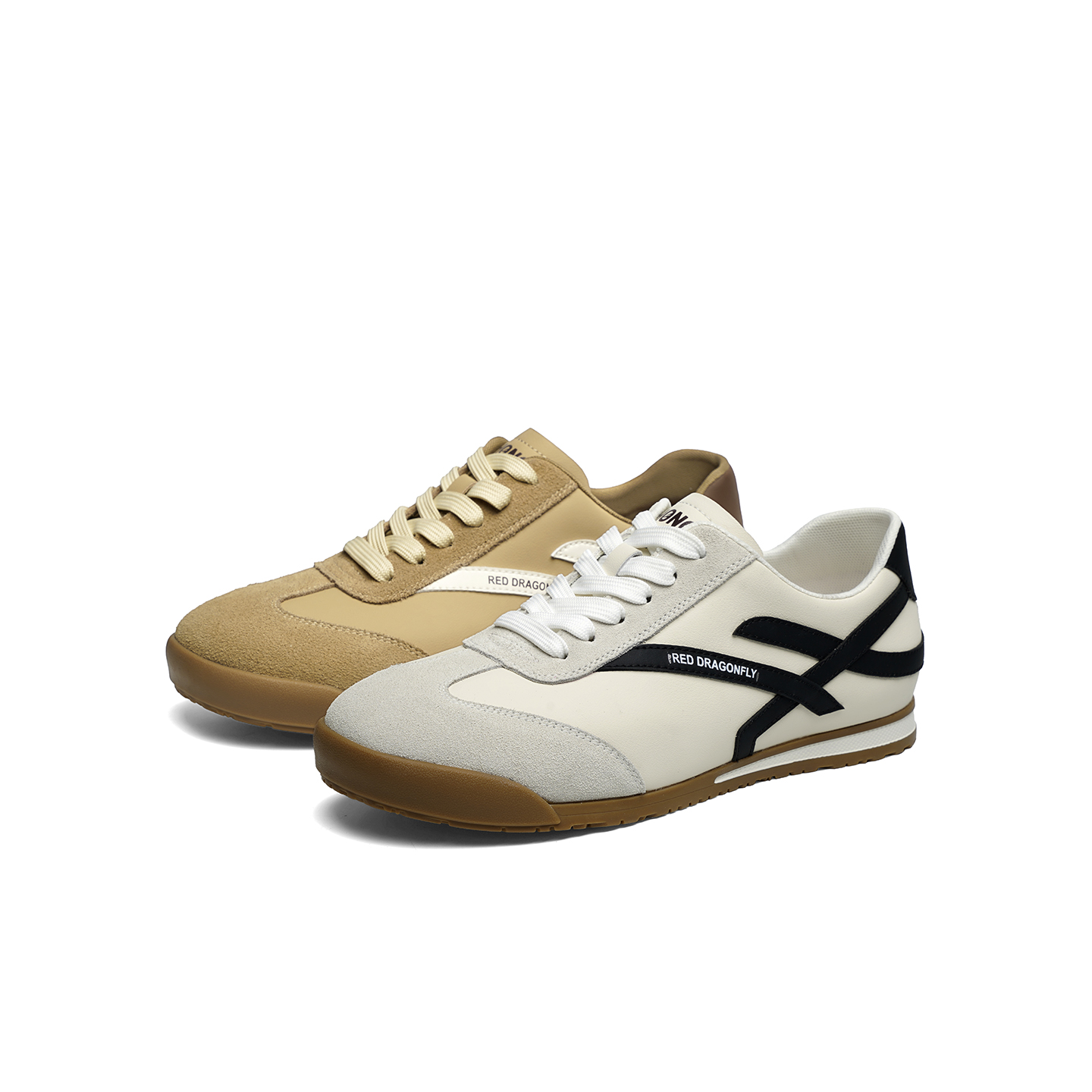 红蜻蜓德训鞋2025秋季新款男鞋子赛车鞋运动休闲阿甘鞋男板鞋潮鞋 - 图3