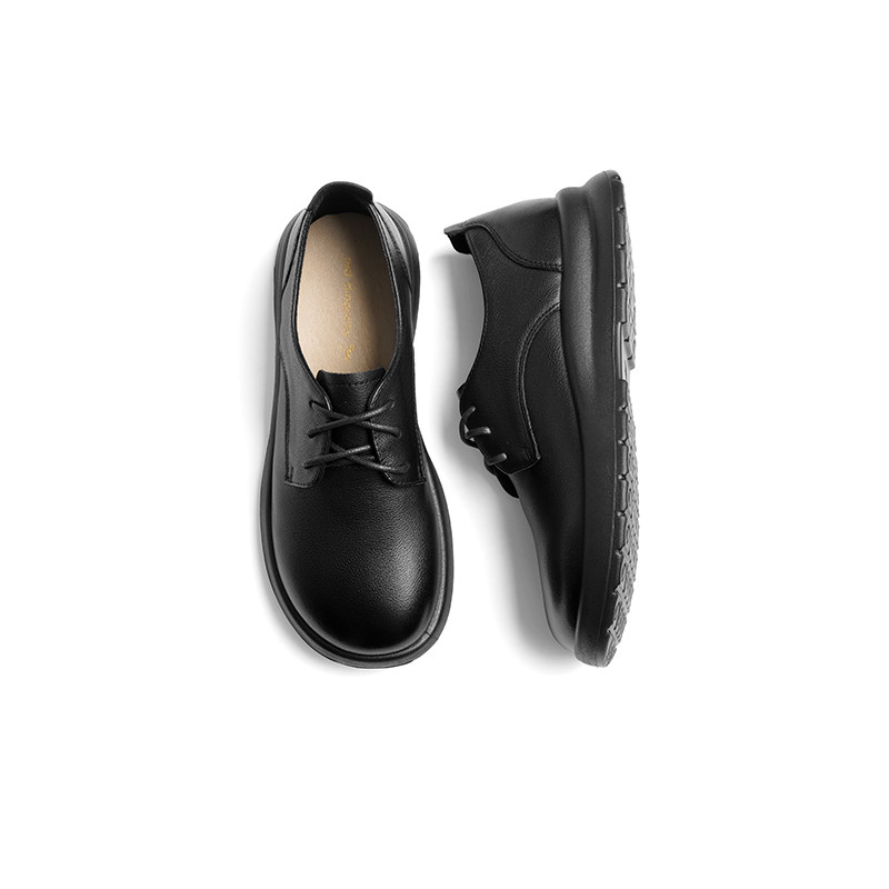 红蜻蜓妈妈鞋春秋款女鞋单鞋舒适软底中老年鞋子真皮平底黑色皮鞋,淘宝优惠券,粉丝福利购,淘宝优惠卷