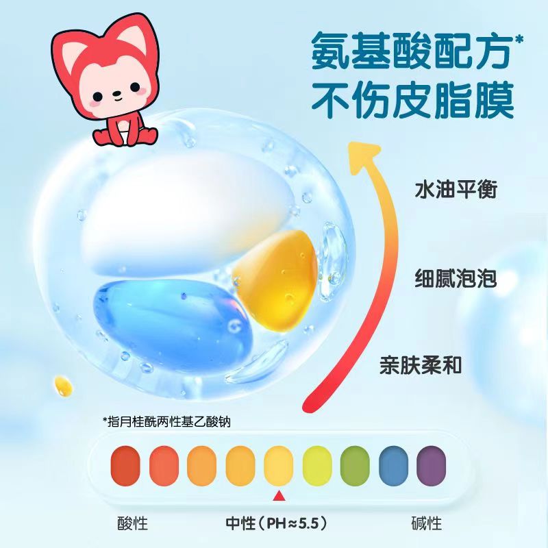 青蛙王子洗发水沐浴露二合一婴幼儿童宝宝小女孩新生乳液沫大瓶泡