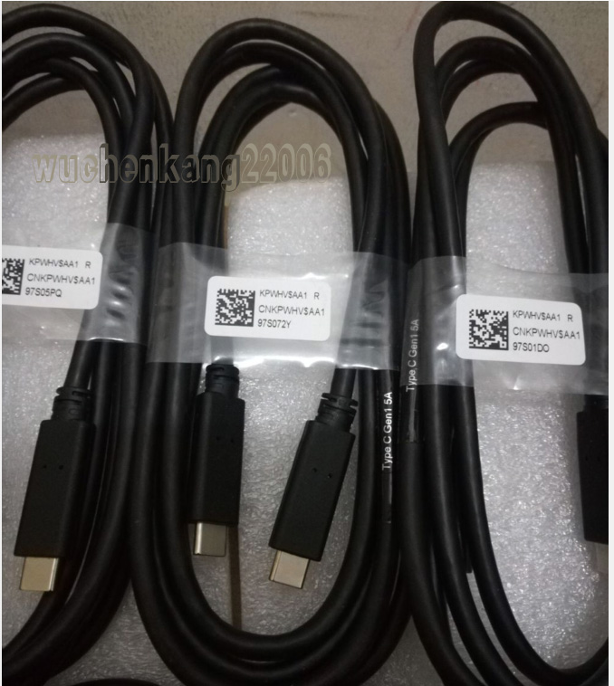 Dell全功能100W USB3.1/3.2 gen2双头type-c数据线PD快充线4K视频 - 图0