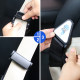 Child safety belt adjuster to prevent strangulation