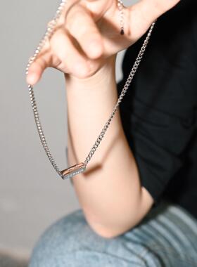 Heymen黑门925银男女款项链