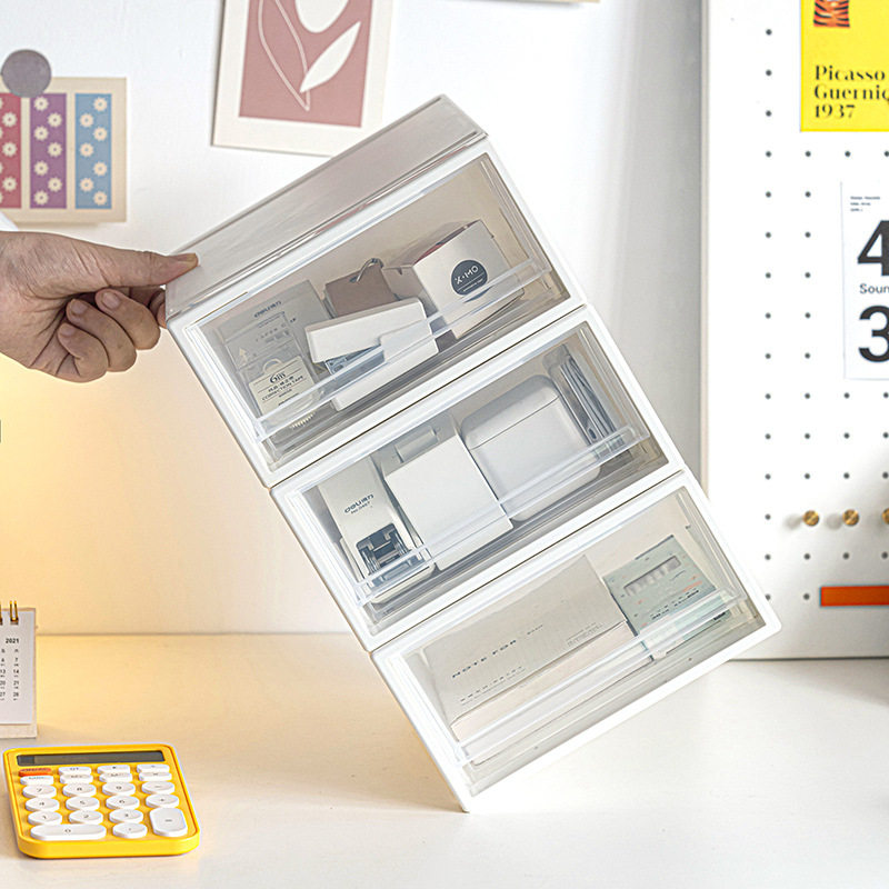 台州市趣纳生活用品有限公司桌面收纳盒 办公桌抽屉式化妆盒 可叠,淘宝优惠券,粉丝福利购,淘宝优惠卷