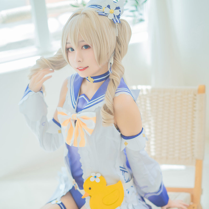 和顺动漫家现货原神芭芭拉泳装cos服夏日闪耀协奏琴cosplay女含包_虎窝淘