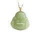 18k gold set with natural Hotan jade pendant Buddha Buddha jade jewelry Buddha Buddha pendant Xinjiang natural Hotan jade