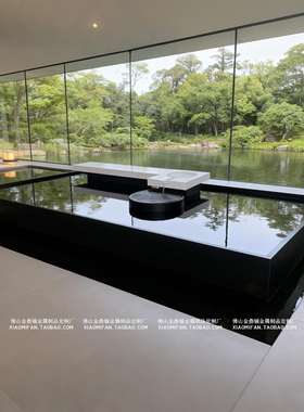 不锈钢喷泉循环水庭院鱼池瀑布