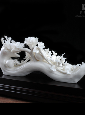 吉祥德化陶瓷玄关摆件开业礼品