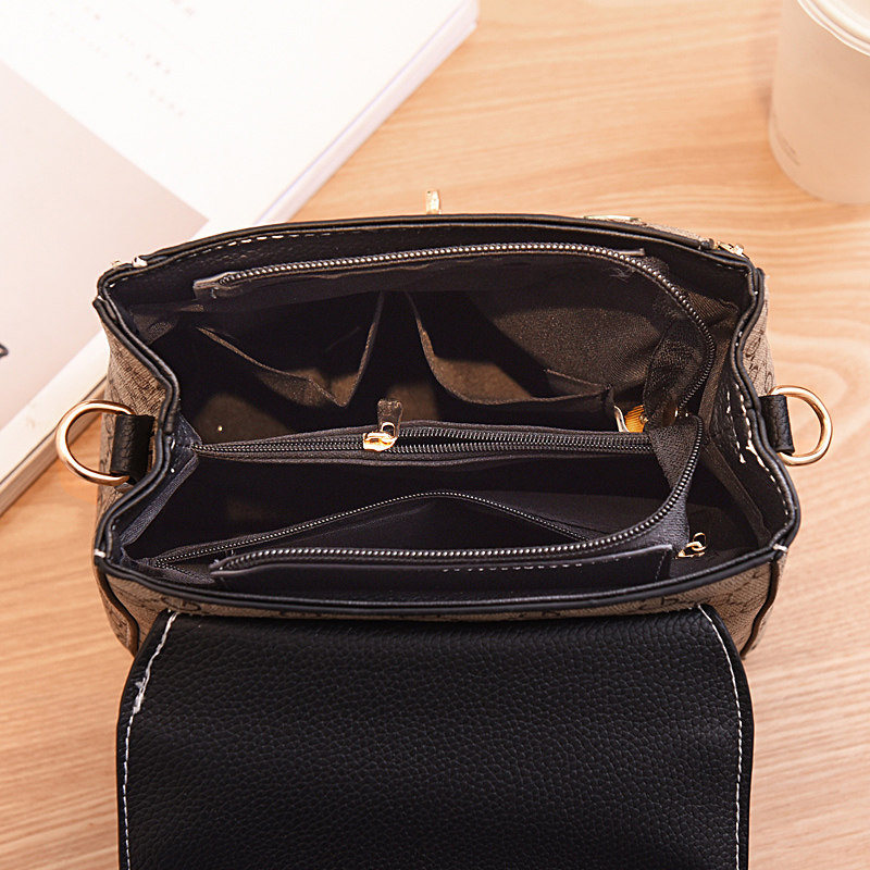 梵雨女2020新款潮百搭个性印花包包 梵雨箱包女士包袋