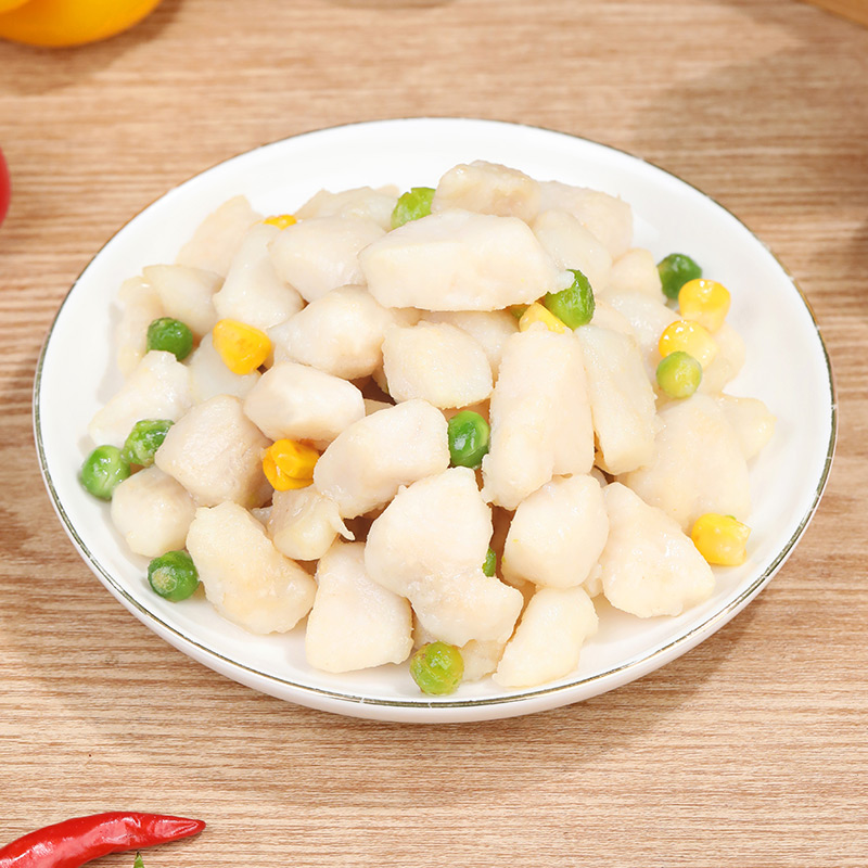 【食康】预制菜翡翠鱼丁沙鱼块美食私房菜