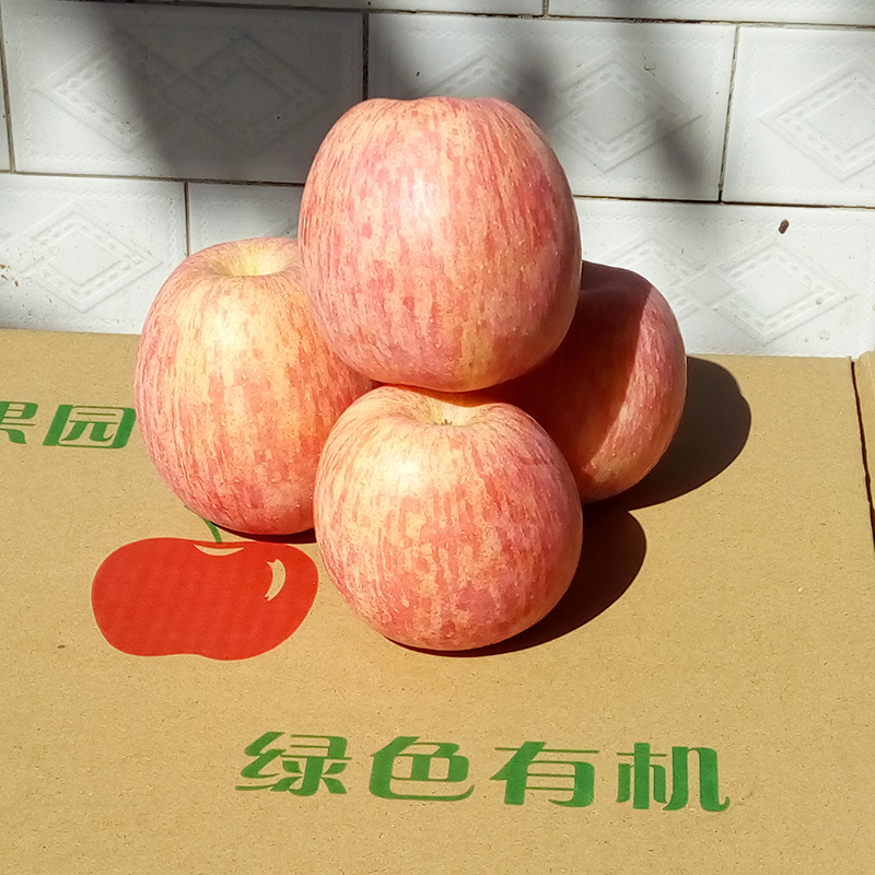 香村美旗舰店【每日好货】陕西苹果水果整箱10斤吃的带一十现摘新鲜红富士批发1
