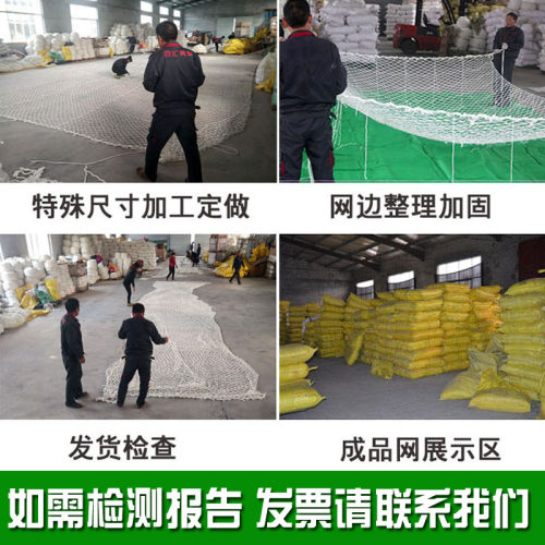 建筑安全网绳网尼龙网围网楼梯阳台防护网隔离网钢结构工地防坠网 - 图1