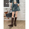 Wang Xiaodu high-top design fashion boots