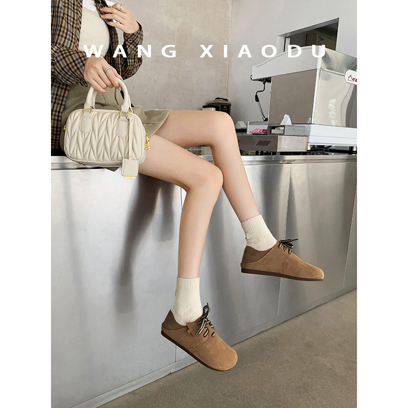 【王小毒】森林勃肯○软萌复古两穿女鞋新款平软底单鞋全包博肯鞋,淘宝优惠券,粉丝福利购,淘宝优惠卷