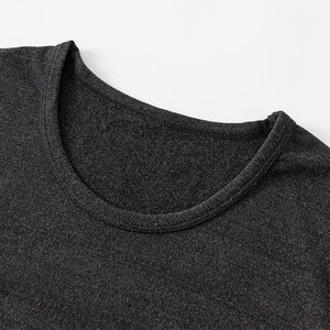 顶瓜瓜保暖上衣男冬款顶呱呱简约纯色宽松高弹男士轻体暖衣单上衣