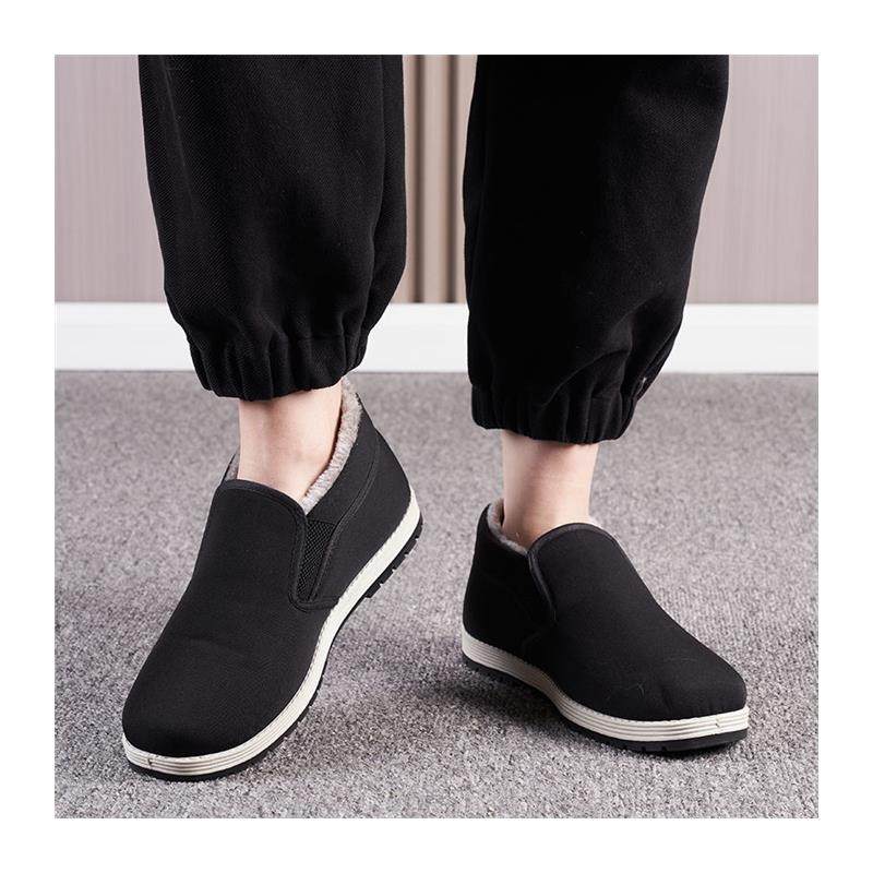 正品3520防加绒厚老北京布鞋男加棉高帮冬季保暖软底滑耐磨爸,淘宝优惠券,粉丝福利购,淘宝优惠卷