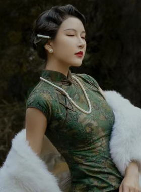 搭配旗袍珍珠项链60cm拍照女配饰