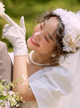 三层4mm小珍珠项链女士颈链结婚拍照配饰品锁骨链毛衣链子项圈169